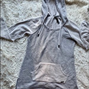 Grey oversized beach sweatshirt